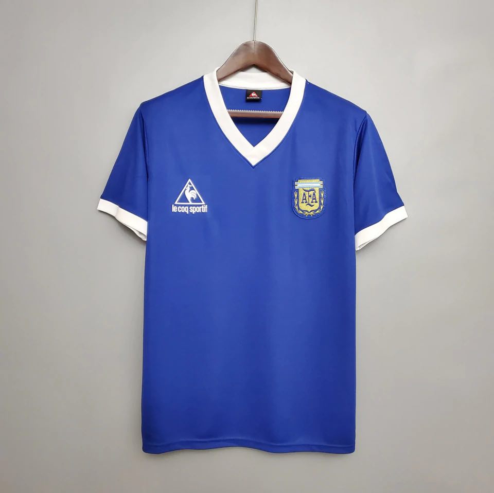 1986 Argentina away jersey